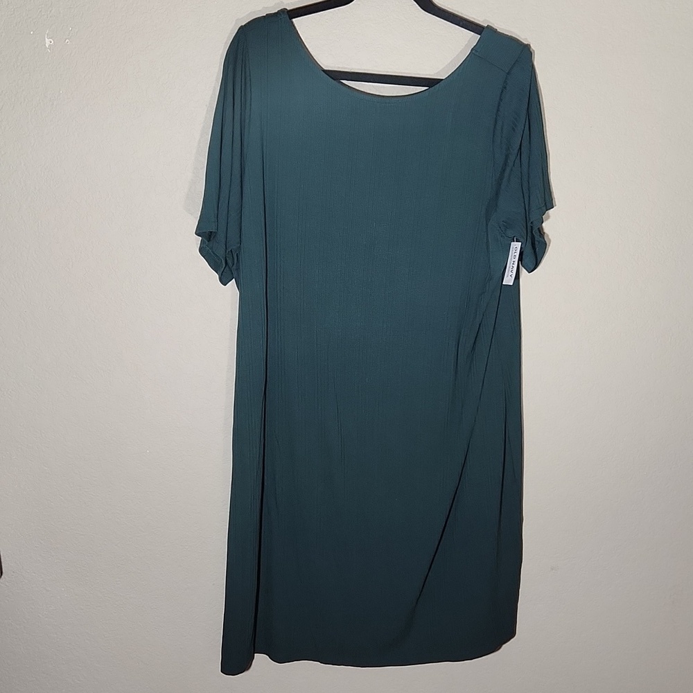 Old Navy Dress size 3X Light Hunter Green NEW